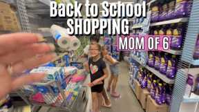 2nd, 4th, 5th grade! Back To School Supply Shopping Vlog I Mom of 6
