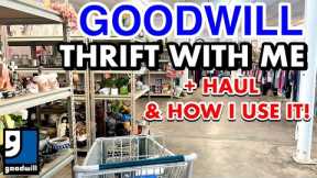 Let’s go THRIFTING IN GOODWILL TO GET ORGANIZED* THRIFT WITH ME & THRIFT HAUL