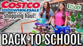 Back to School GROCERY SHOPPING with MOM! COSTCO