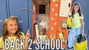 Back 2 School Shopping and 'Killer' Locker Decorating! | Back to Reality after Vacation