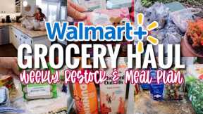 WALMART GROCERY HAUL | DING DONG, THE GROCERIES ARE HERE | GROCERY HAUL + MEAL PLAN