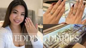 Finding my ring! Try-on shopping and storytime [Wedding Series 👰🏻‍♀️] #2024bride #weddingplanning