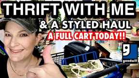 I HIT THE JACKPOT THRIFTING IN GOODWILL * COME THRIFT WITH ME & SEE MY THRIFTED DECOR HAUL