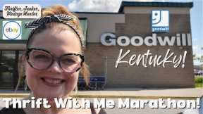 Goodwills of Kentucky Keep On Shining?? Thrift With Me Goodwill Shopping Marathon!