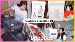 Uppababy ~ Newborn Essentials & Postpartum Must Haves Baby Shopping Haul & Unboxing #35weekspregnant