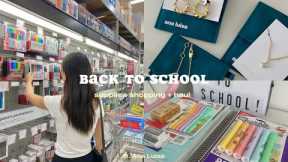 PREPARING FOR BACK TO SCHOOL 📓🛒🎧 back to school supplies shopping 2023 + haul (ft. Ana Luisa)