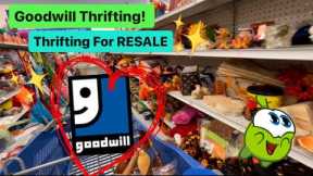 Let’s GO To GOODWILL! Thrift With Me! Shopping for Resale on EBay, Poshmark, & Mercari! +HAUL!!
