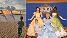 Disney Fantasy Halloween Cruise Day 2! Royal Tea Party, Oceaneer Club & Animator's Palate Dinner!