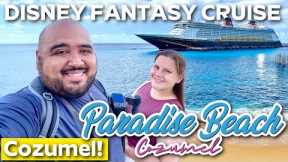 Is Paradise Beach Cozumel Worth The Money? Disney Fantasy 8 Night Western Caribbean Cruise Vlog 3