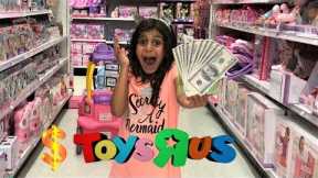 DEEMA SPENDS $100 In 10 MINUTES! Toy Hunt Shopping Challenge at TOYS R US