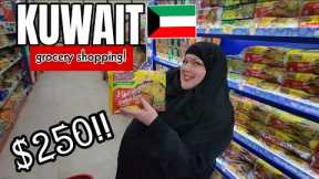 WHAT $250 DOLLARS GETS YOU AT A KUWAIT JAMEIA (GROCERY STORE)