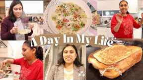Grocery shopping + homemade paneer sandwich + Cooking restaurant style food at home
