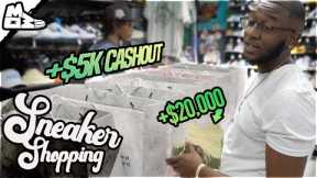 $5,000+ Cashout!! Flazo Goes Sneaker Shopping at MO3SOLES!!!