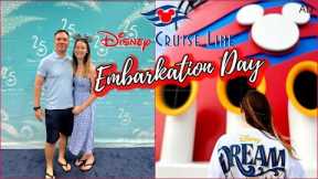 Disney Cruise Line Embarkation Day Vlog 🚢 Boarding the Disney Dream at Southampton l aclaireytale AD