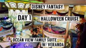 Disney Fantasy Cruise Day 1 | Halloween | Caribbean