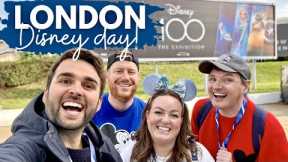 DISNEY100 LONDON DAY! 🐭 with Adam & Gary! ✨ Disney100 Exhibition, O2 Outlets & Primark Shopping Vlog