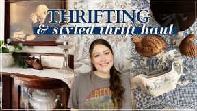 GOODWILL THRIFTING FOR HOME DECOR! STYLED THRIFT HAUL! | Goodwill, Goodwill Bins