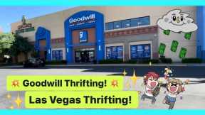 Let’s Go To Goodwill in LAS VEGAS! The Shelves Were Full! Thrift With Me For Resale! +HAUL!!