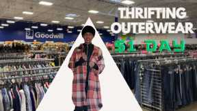 Thrifting Fall Coats on a Budget: Goodwill Haul & Try-On