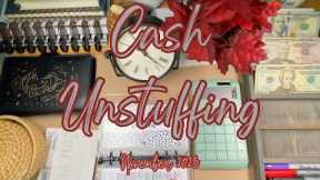 CASH UNSTUFFING | NOVEMBER 2023 | ONLINE SHOPPING SPLURGE 😱