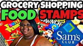 FOOD STAMPS | GROCERY SHOP WITH ME | SAM’S CLUB! HOTEL LIVING | MEATS  SNACKS and SUSHI !!!
