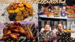 24 Hours Eating ONLY HALLOWEEN Food