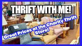 CHARITY THRIFT STORE SHOPPING! THRIFT WITH ME & Haul!! These PRICES Are BETTER Than GOODWILL!