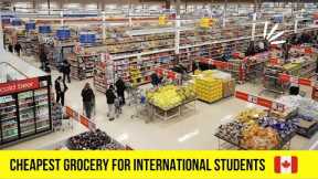 Real Canadian Grocery Shopping ( 150 $ ) In 🇨🇦 2022 | Cheapest Store For Student | The Indian Guide