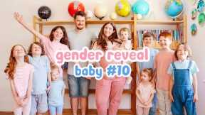 GENDER REVEAL! BABY #10 | Mum of 9 w/ Twins & Triplets