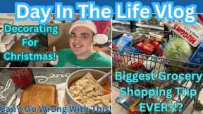 BIGGEST GROCERY SHOPPING TRIP EVER?!? ~ DECORATING FOR CHRISTMAS! ~ CAN'T GO WRONG WITH THIS ~ VLOG