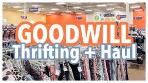 WE FILLED OUR CART THRIFTING GOODWILL! Thrift with Me for Home Decor + Thrift Haul