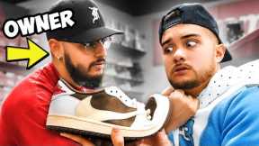 Creasing Sneakers In Sneaker Stores!