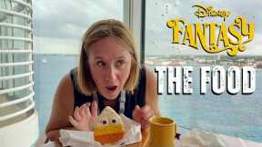 EVERYTHING We Ate: The FOOD on Disney Fantasy Cruise Ship
