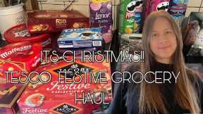 TESCO GROCERY FOOD SHOPPING HAUL|£250 before discount|LARGE UK FAMILY|1st full CHRISTMAS GOODIE SHOP