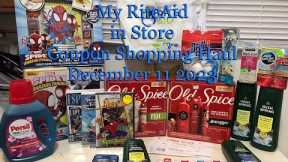 My Rite Aid in Store Coupon Shopping Haul | December 11 2023 | Great Buys & Savings | CHEAP Gifts 🎁