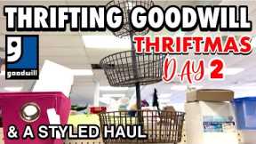 GOODWILL THRIFT WITH ME  & THRIFT HAUL ~ CHRISTMAS THRIFTING & THRIFT SHOPPING HOME DECOR!