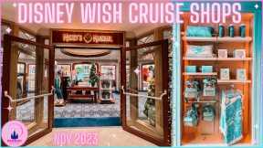 Disney Wish Disney Cruise Line Gift Shop Tour Loungefly Christmas Disney 100 Merch Come Shop With Me