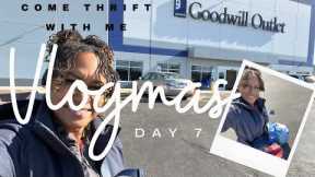 Come thrift with me at the NEW Goodwill Outlet | Goodwill Bins | Grand Opening | Vlogmas Day 7
