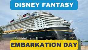 Disney Fantasy: Embarkation Day - Our first Disney Cruise!