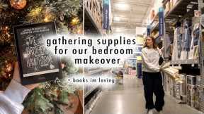 gathering supplies for our bedroom makeover + books I'm loving | XO, MaCenna Vlogs