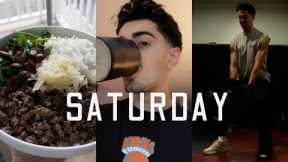 Productive Saturday | gym, my injury, sneaker shopping, unboxing