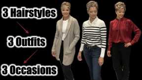 3 Hairstyles, 3 Outfits, 3 Occasions | Casual, Everyday & Glam