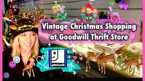 Vintage Christmas Shopping at Goodwill Thrift Store