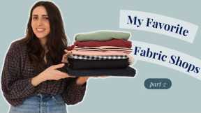 Where to Shop Online for Fabric (part 2)