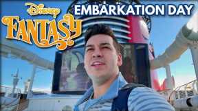Disney Fantasy Cruise Embarkation Day | First Disney Cruise of 2024