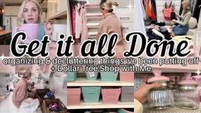 *NEW* GET IT ALL DONE DECLUTTERING CLEANING DOLLAR TREE SHOP WITH ME TIFFANI BEASTON HOMEMAKING 2024