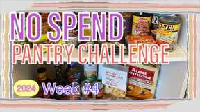 2024 NO SPEND Pantry Challenge #4 - A Whole Month Without Grocery Shopping!