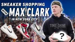MAX CLARK GOES SNEAKER SHOPPING IN NYC AND BOUGHT SOME CRAZY SNEAKERS!!!