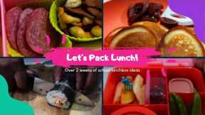 Packing Lunch for my daughter. Over two weeks of school lunch box Ideas!