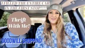 BEST FIRST 5 MINUTES THRIFTING EVER!!! Thrift With Me! Goodwill Thrift Haul | Valuable Vintage
